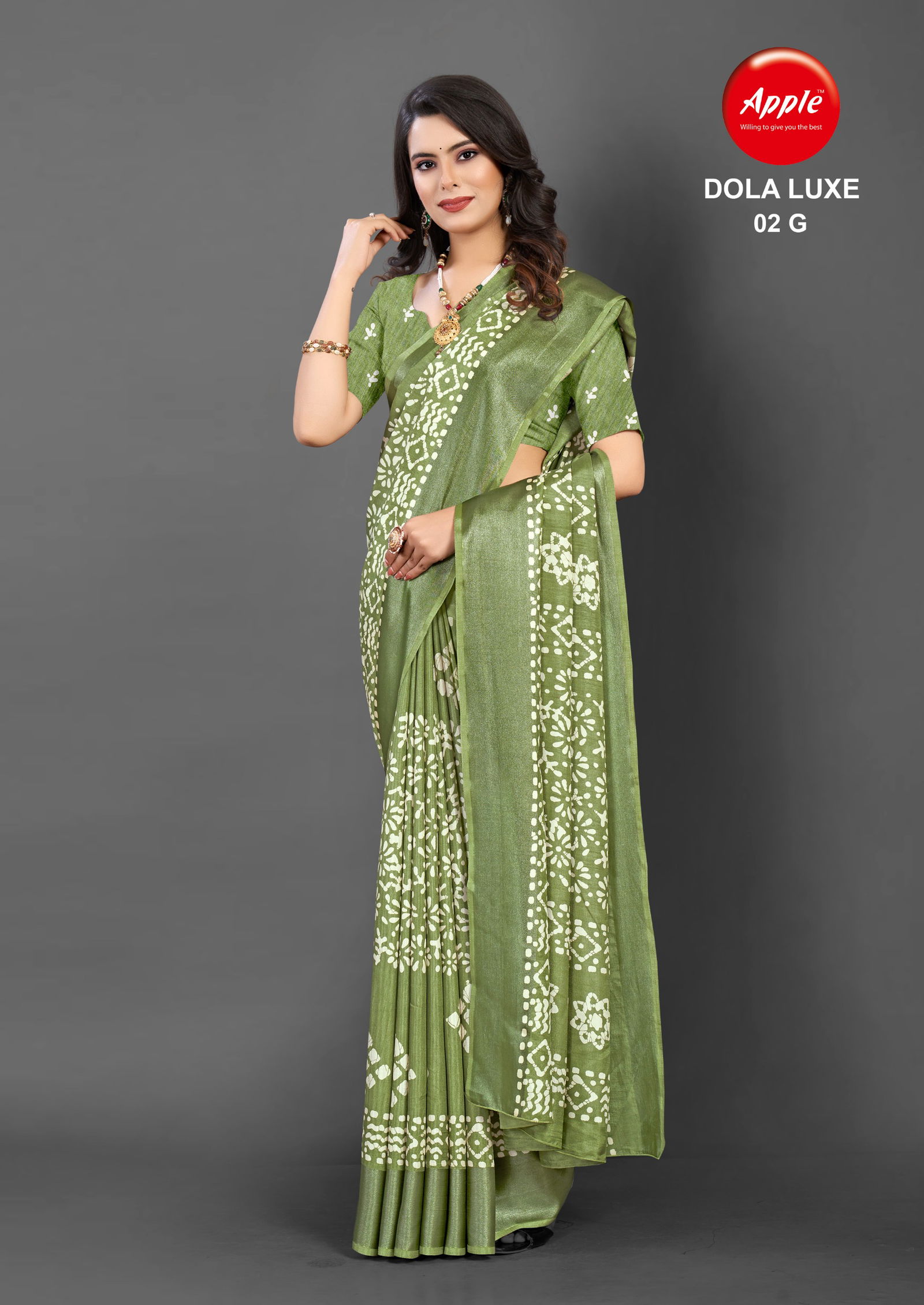 Dola Luxe 02 By Apple Designer Dola Silk Printed Sarees Wholesale Market In Surat With Price
